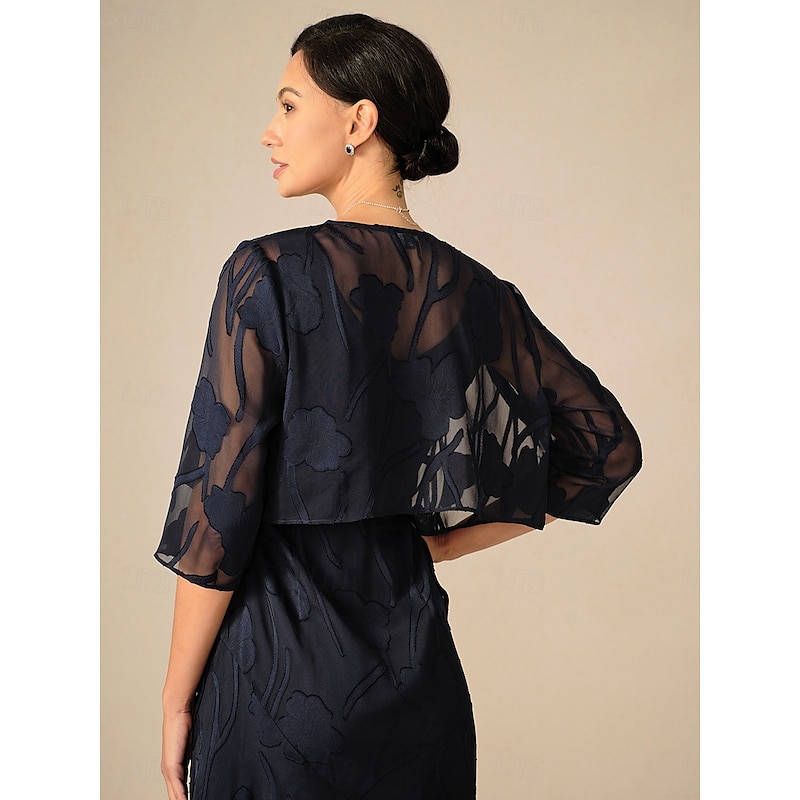 Women's Shrugs Solid Color Elegant Stylish Casual 3/4 Length Sleeve Asymmetrical Crop Tops Wedding Guest Beach Wedding Sage Green Black White Pink Red Summer Spring Fall4