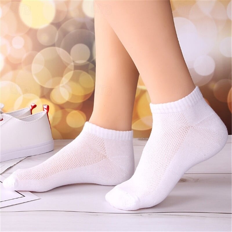 1 Pair No Show Socks Women Low Cut Invisible Liner Non slip Athletic Boat2