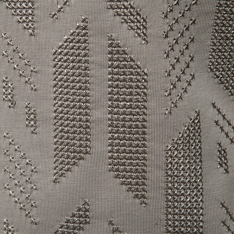 Men's T Shirt Short Sleeve Crew Neck Summer Spring Geometric Knitwear Vacation Vintage Embroidered Embroidery School Training Outdoor Black White Light Green Top Tee for Men3