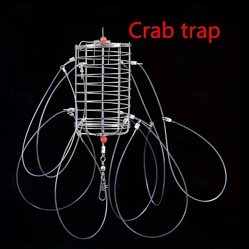 A Reusable Stainless Steel Bait Cage The Perfect Tool for Catching Crabs Eels Lobsters Crayfish Shrimp and Crayfish2