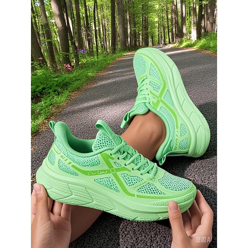 Women's Mesh Running Shoes – Lightweight Breathable Lace-Up Sneakers for Park Jogging and Fitness Training3