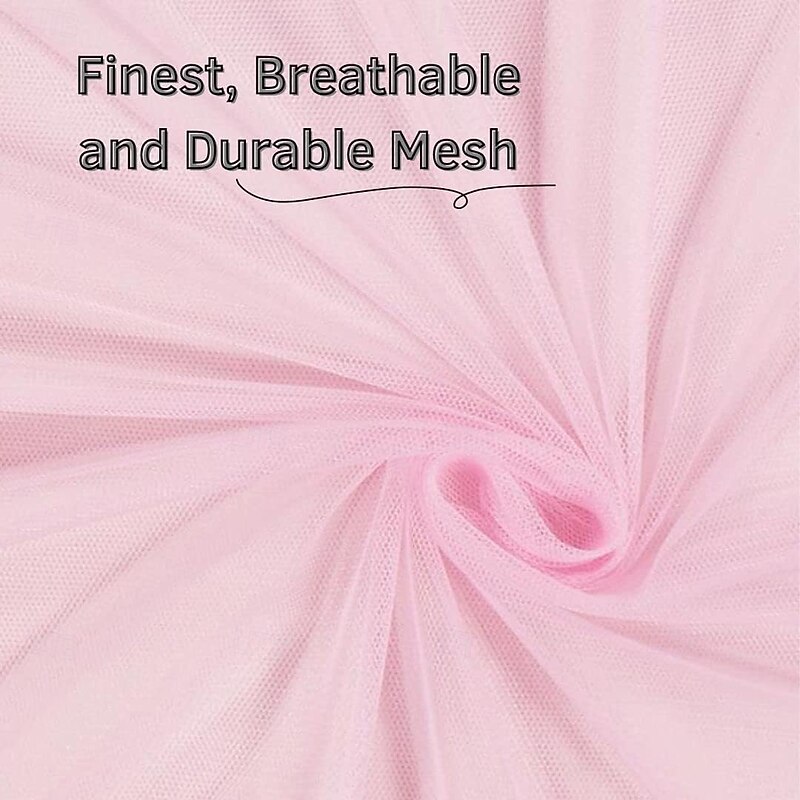 Baby Bed Curtain Canopy Round Crib Tent Hung Dome Curtain Net Bed Canopy3