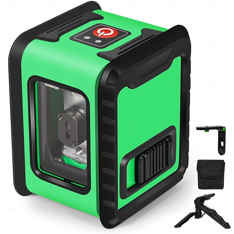 Multifunctional 2 Lines Level 4 Self-Leveling Hine Reable Lithium Battery Leveling Omnidirectional Ground Wall Sticker Waterproof Home Improvement