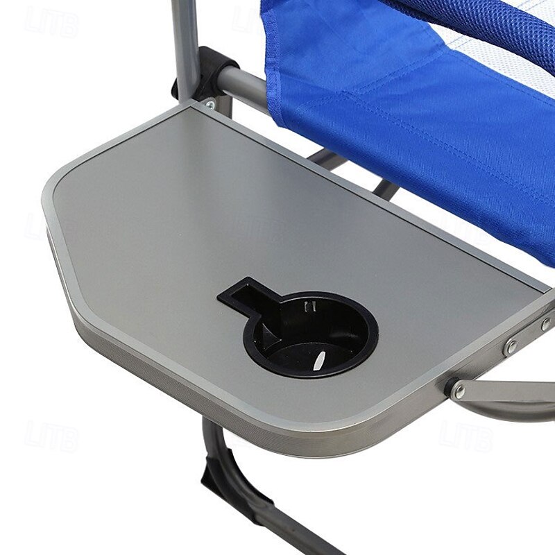 Portable Camping Chair Portable Camping Chair Fishing Chair Lightweight Foldable Compact Beach Chair Oxford Cloth Lawn Chair for Camping Beach Picnic Camping Chair4