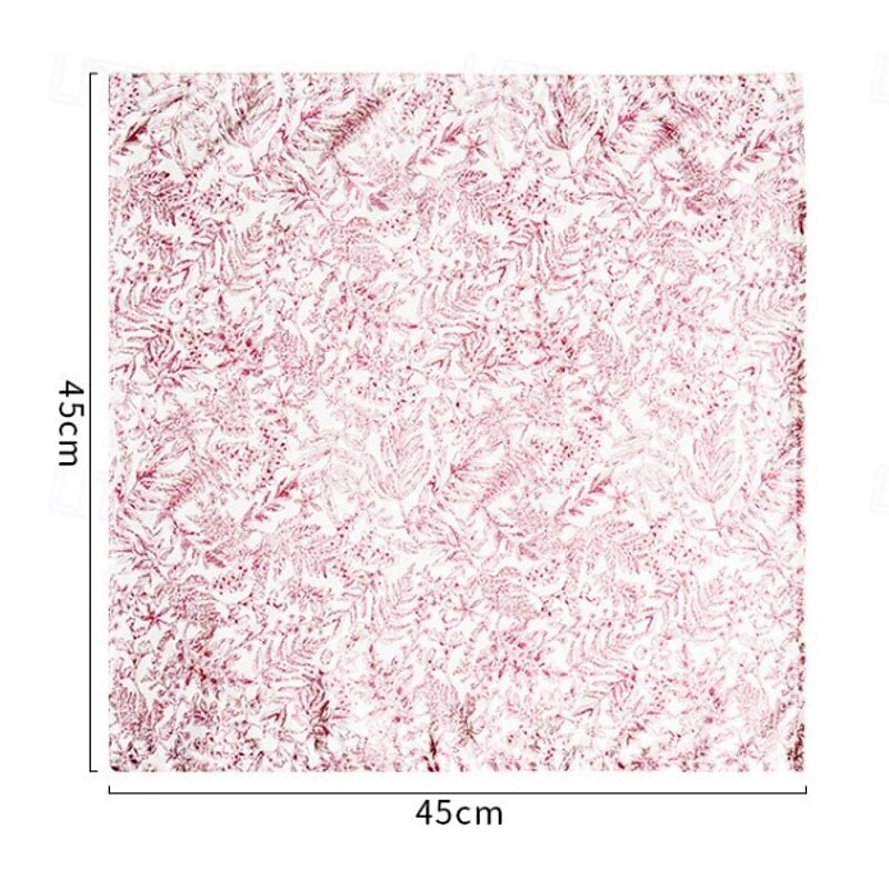 Cotton Fabric Printed Square Napkins For Home Dining Tables3