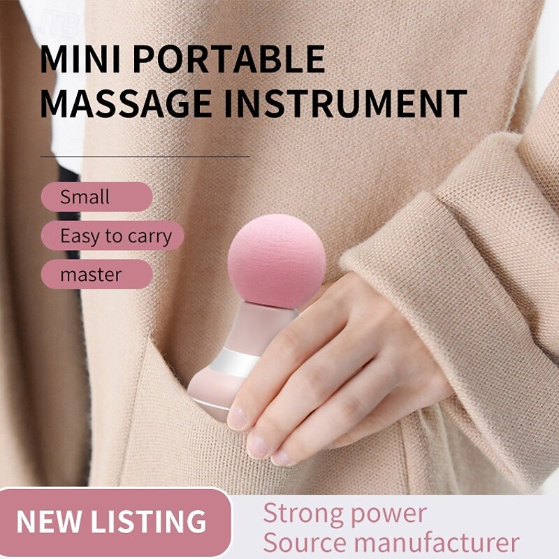 Portable Mini Massage Gun USB Rechargeable Deep Tissue Massager with Multiple Speeds for Full Body Muscle Relaxation​3