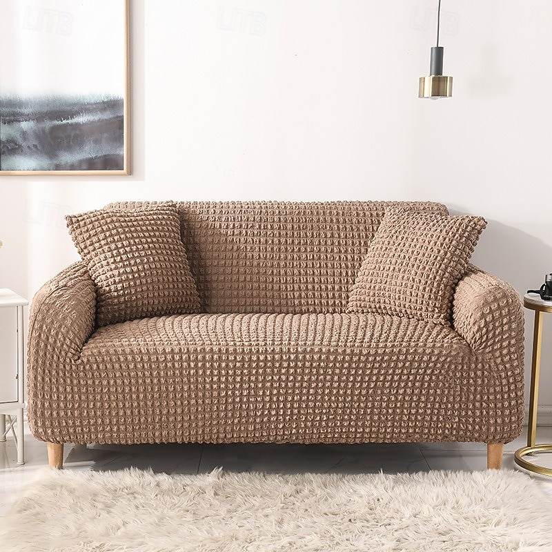 Sofa Cover Stylish Couch Covers 3D Bubble Lattice Furniture Protector 1 2 3 4 Seater Sofa Slipcovers for Living Room