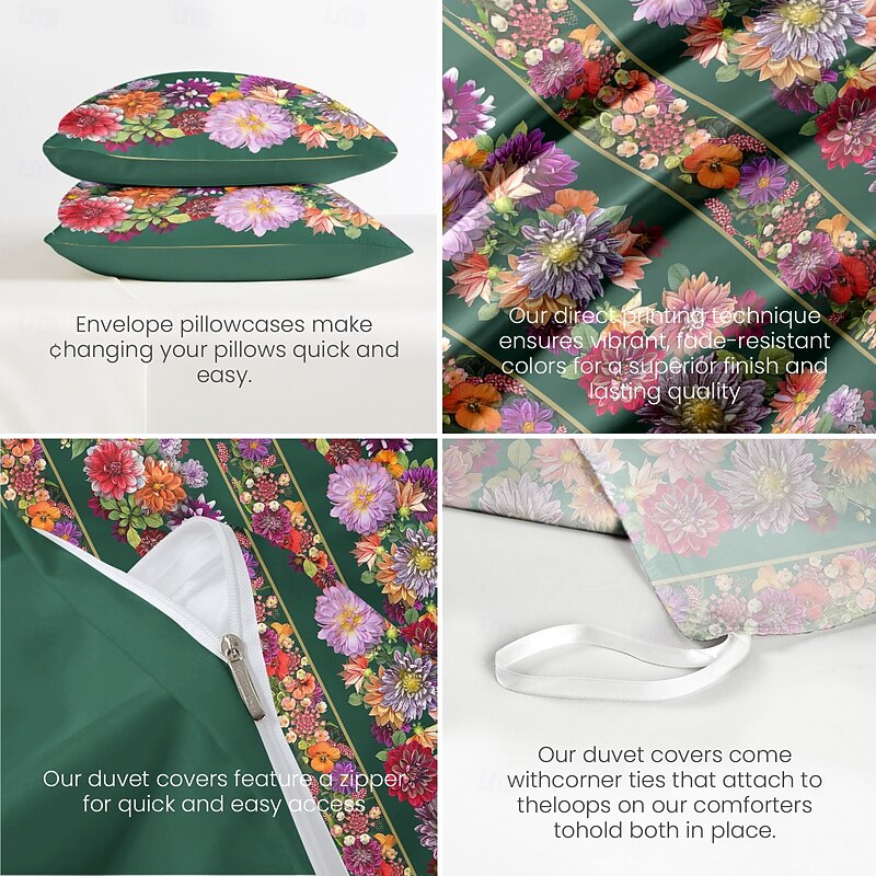 Mexican Pattern Duvet Cover Set 100% Cotton Soft and Breathable Bedding Featuring Cinco de Mayo Lightweight and Durable Quilt Cover Comfortable for All Seasons Easy to Care3