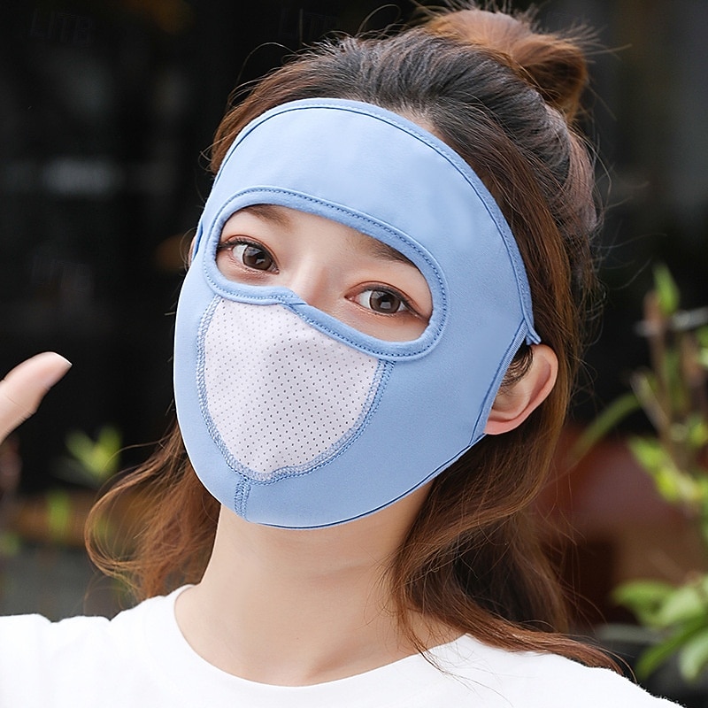 Sunscreen Mask Women Men's Face Protection Kini Sunscreen Face Full Face Sunshade Windproof Headgear Equipment2