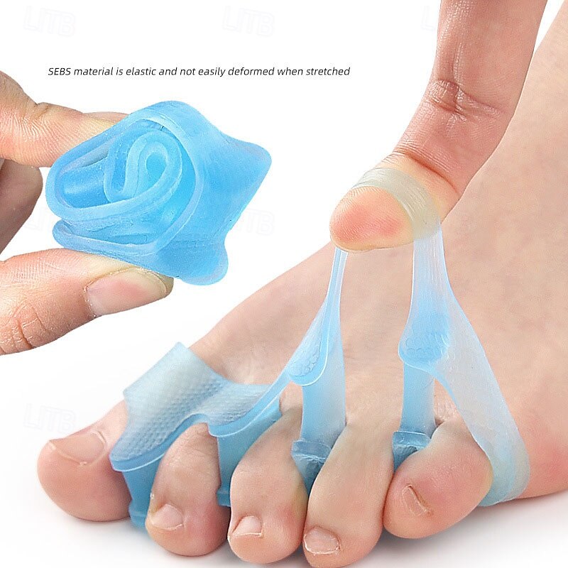 Five Hole Toe Separator Thumb Abduction Overlapping Toe Toe Separator Bridge Shaped Five Hole With Massage Point Toe Fixator2