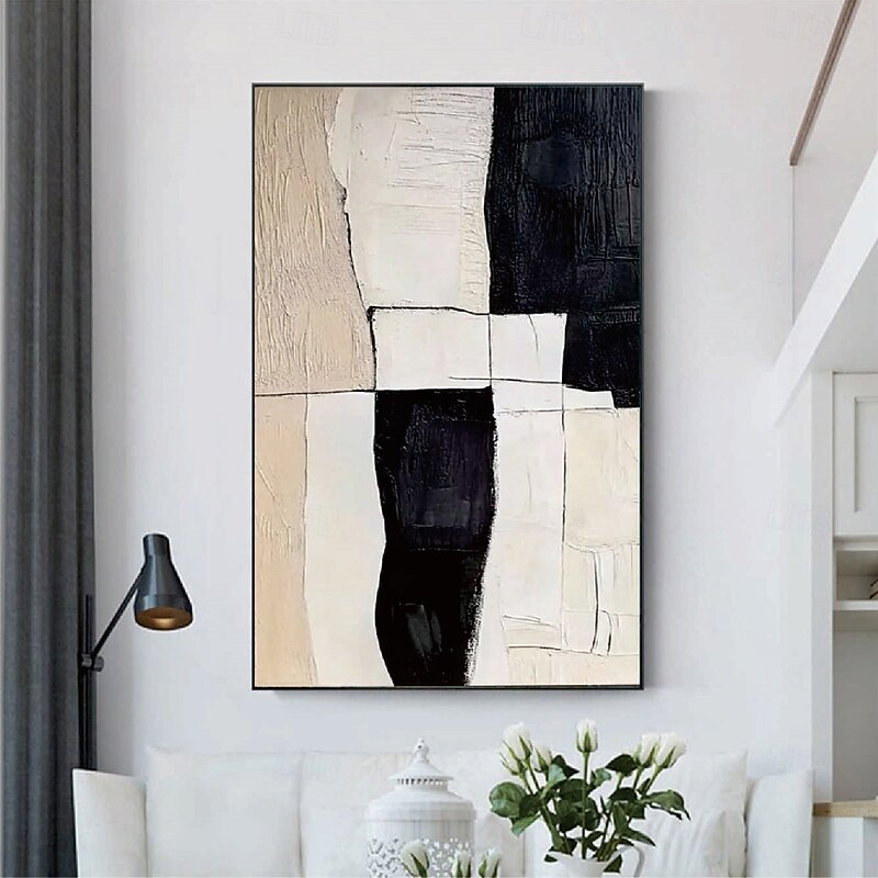 oil painting handmade oil painting Wabi sabi Wall Art Set of 2 Beige Abstract Painting on Canvas A Pair Beige Texture Wall Art Neutral Abstract Wall Art Boho Wal Decor