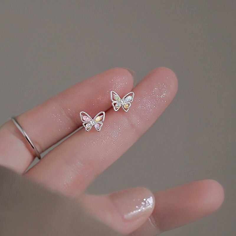 Butterfly Earrings for Women, Gift for Her, Dainty Elegant Studs for Mother's Day, Valentine's Day, Christmas, Anniversary, Birthday2