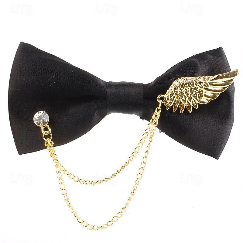 Men's Neckties Modern Contemporary Shiny Metallic Solid Color Wedding Party Daily Wear3