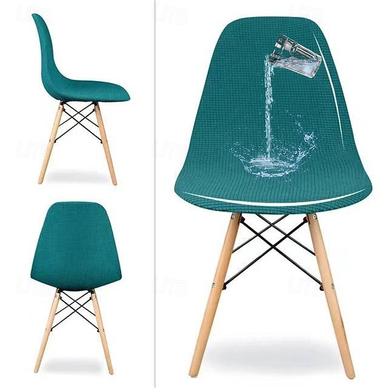 Water Resistant Royal Shell Chair Seat Cover Elegant and Luxurious Design Perfect for Conferences, Hotels, and Dining Rooms Soft and Durable Fabric Enhances and Protects Your Chairs