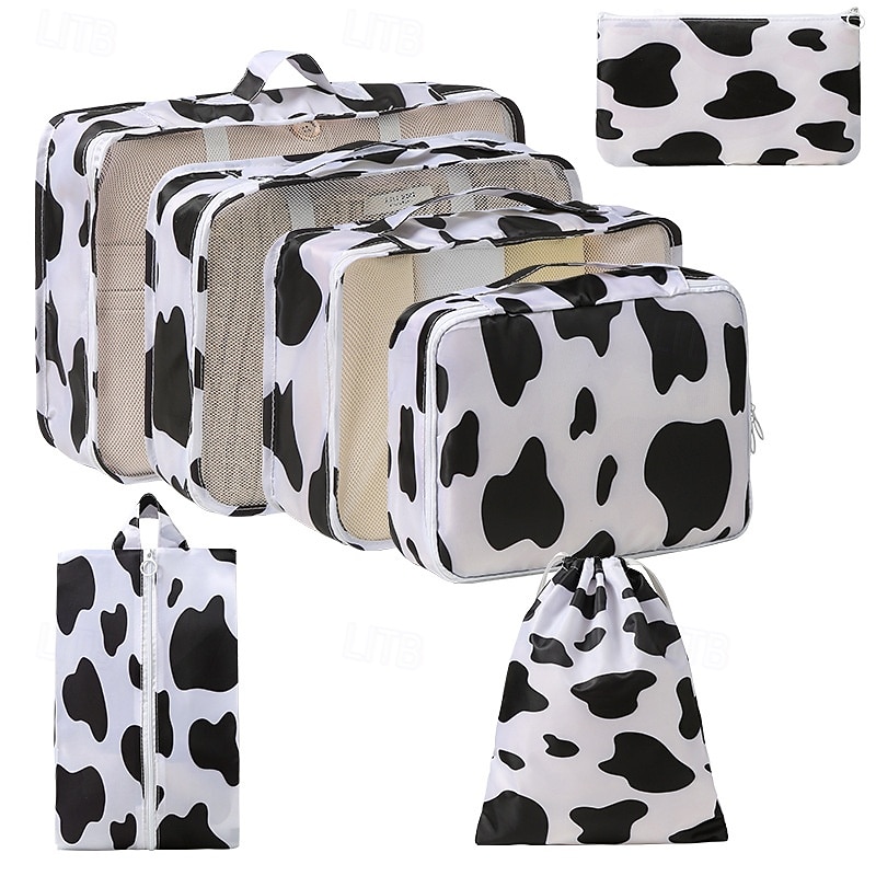 Compression Packing Cubes for Travel, 6 Set Travel Packing Cubes for Suitcases, Compression Suitcases Organizers Bag Set for Travel Essentials, Lightweight Packing Organizers with Shoe Bag4