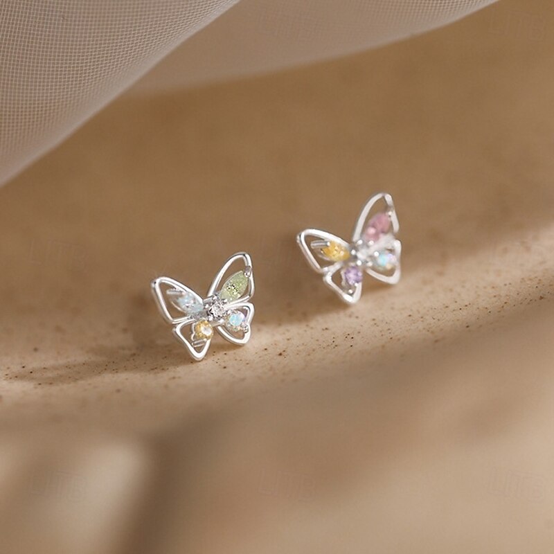 Butterfly Earrings for Women, Gift for Her, Dainty Elegant Studs for Mother's Day, Valentine's Day, Christmas, Anniversary, Birthday