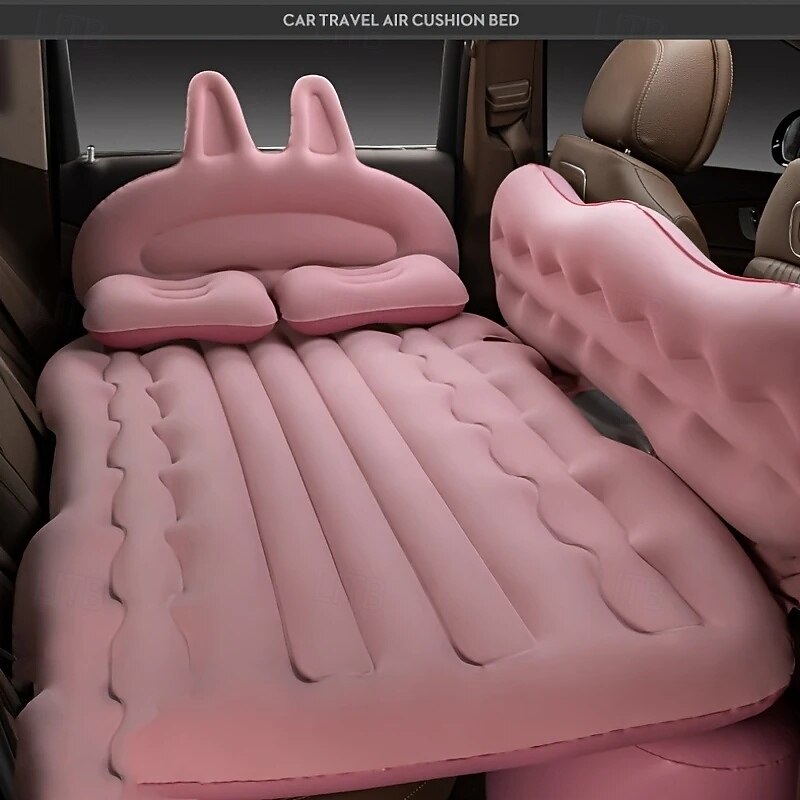Inflatable Air Mattress for Road Trips] Travel in Comfort with this Inflatable Car Air Mattress - Perfect for Road Trips & RVing!4