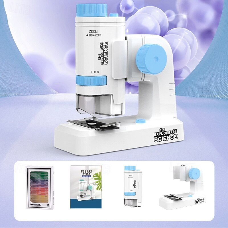 HD Microscope STEM Toy - Youngsters' Science Experiment Kit for Elementary Students - Perfect Educational Gift for Halloween & Christmas2