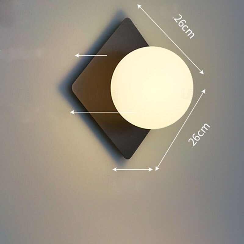 Outdoor Wall Light Modern Outdoor Wall Light Waterproof IP65 Steady on Outdoor Black Wall Light Suitable for Outdoor Porch Courtyard Garden Bathroom Bedroom 110-240V4