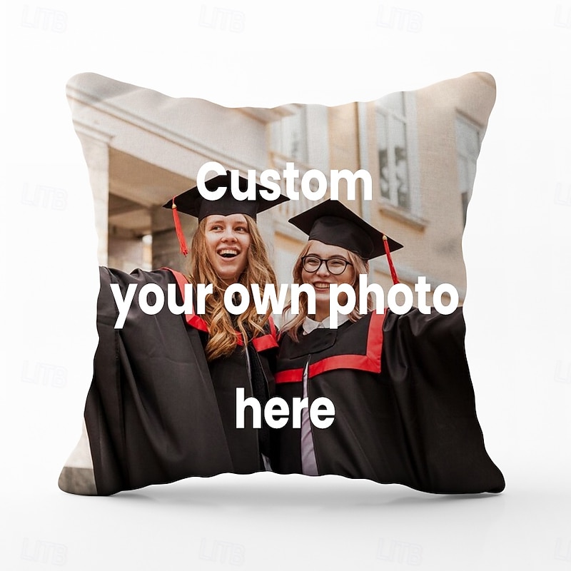 Custom Pillow Cover Add your Image Personalized Photo Design Picture Fashion Casual Pillowcase Cushion Cover 1pc4