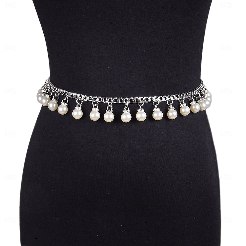 Beads Wedding / Party / Evening Sash With Pendant / Imitation Pearl / Belt Women's Sashes2