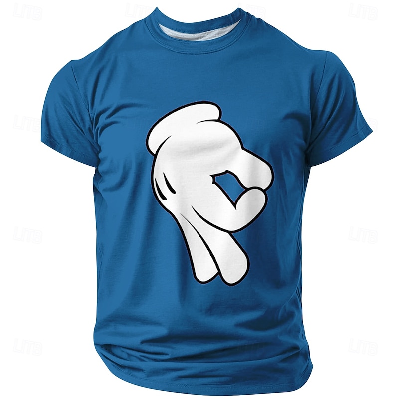 Men's Adult Humor T Shirt Short Sleeve T shirt 3D Print Crew Neck Shirt Fashion Daily Casual Street Casual Daily Black Red Blue Summer Spring All Seasons Clothing Apparel S M L XL XXL XXXL