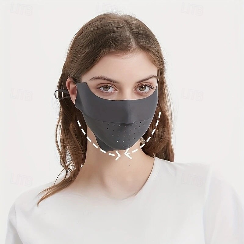 Sunscreen Mask Women's Eye Protection Breathable Seamless Cool Outdoor Anti-ultraviolet Summer Sunshade Mask2