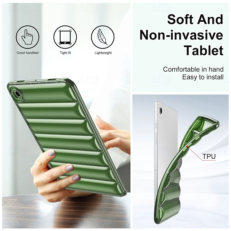 Tablet Case Cover For Samsung Galaxy Tab A9 8.7" S8 Plus 12.4'' S8 11'' S7 Plus 12.4" S7 11'' S6 Lite 10.4" A8 10.5'' A7 Lite 8.7'' A7 10.4'' A 8.0" Full Body Protective Shockproof TPU4