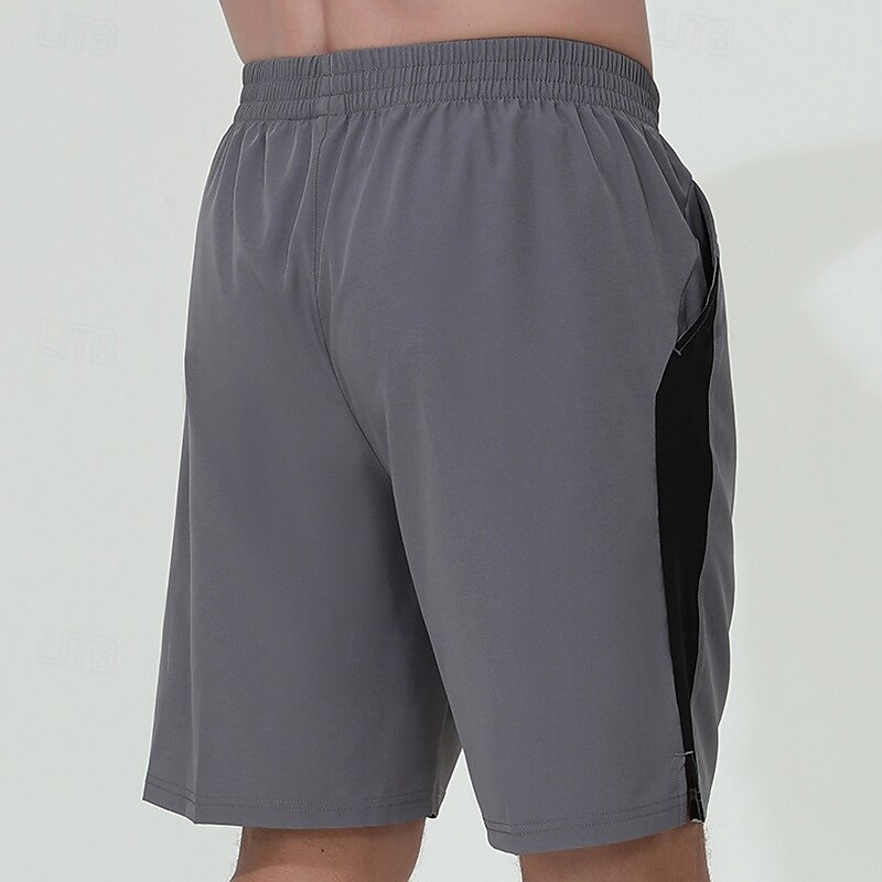 Men's Running Shorts Outdoor Regular Fit Quick Dry Breathable Shorts Drawstring Elastic Waist Black Royal Blue Camping / Hiking Hunting Climbing S M L XL XXL3