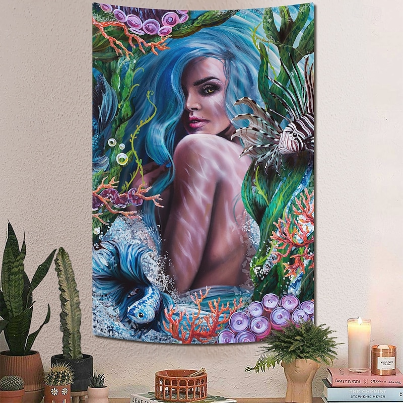 Dakota Daetwiler Hanging Tapestry Wall Art Large Tapestry Mural Decor Photograph Backdrop Blanket Curtain Home Bedroom Living Room Decoration 