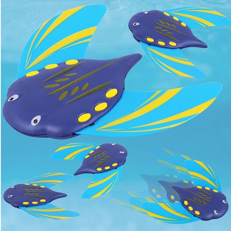 Devil Fish Toy Adjustable Fish Fin Pool Toy Toy Fish Water Children Underwater Beach Gliders Devil Fish Pool Toy Toys Fish Pool4