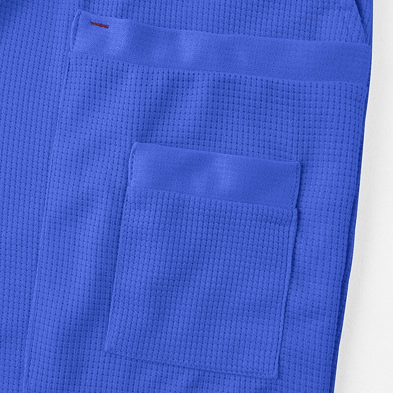 Men's Waffle Shorts Cargo Shorts Running Shorts Casual Shorts Drawstring Multi Pocket Straight Leg Plain Breathable Moisture Wicking Knee Length Outdoor Casual Daily Vacation Fashion Black White4