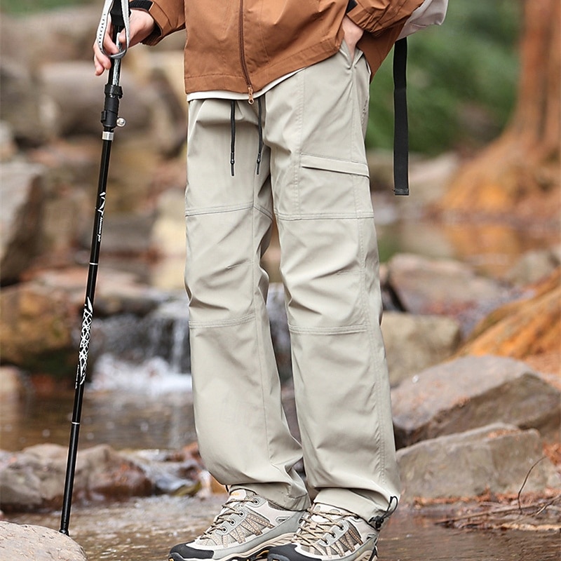 Men's Cargo Pants Hiking Pants Trousers Tactical Pants Military Outdoor Regular Fit Waterproof Quick Dry Breathable Pants / Trousers Black Army Green Hunting Climbing Camping / Hiking / Caving M L XL