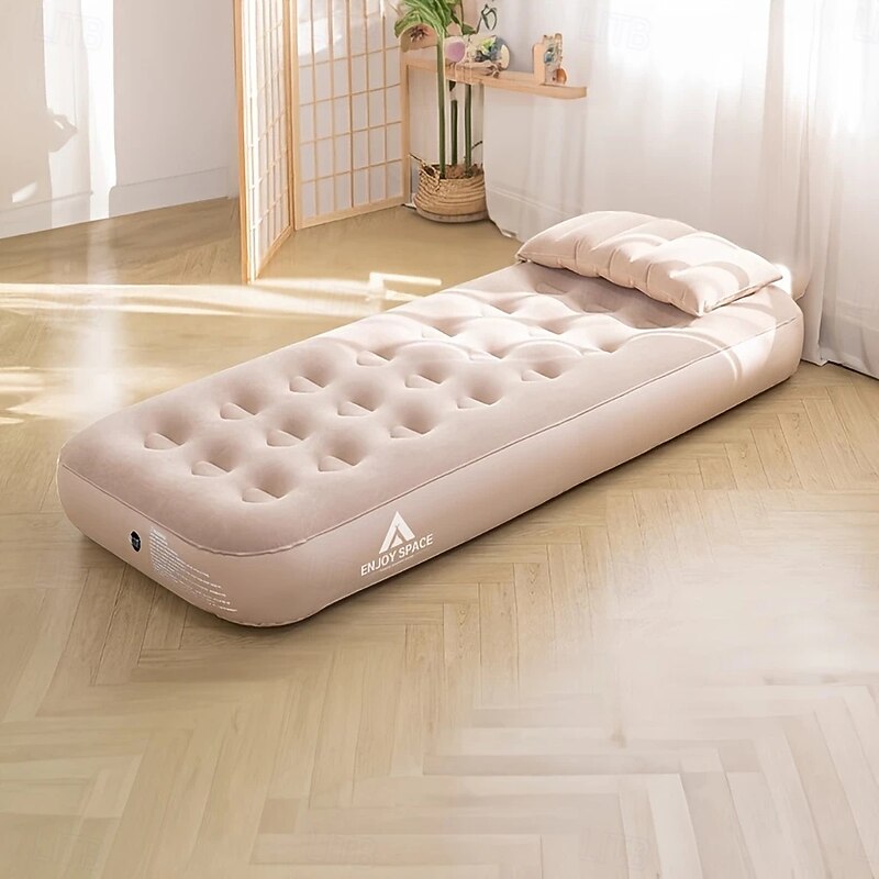 Outdoor Inflatable Bed Sleeping Pad, Air Mattress for Tent Camping and Home Use