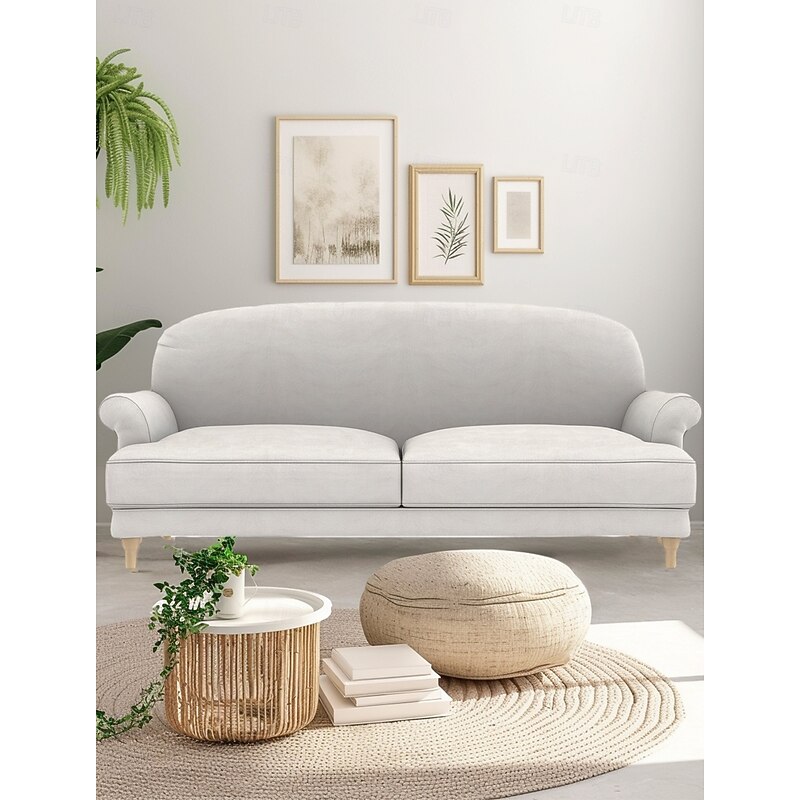 Sofa Cover Solid Color Quilted Velvet Slipcovers ESSEBODAcover LITB PRIME cover