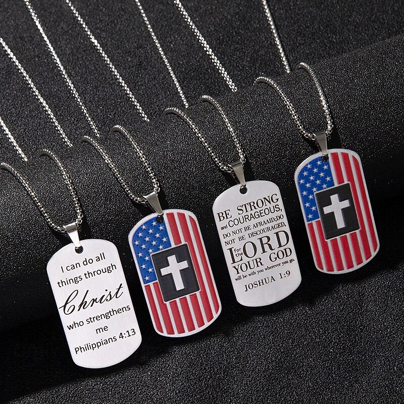 USA Flag Halloween Necklace Casual Adults' Men's Women's Masquerade Independence Day / the Fourth of July July 4 Festival Easy Halloween Costumes Dress Up