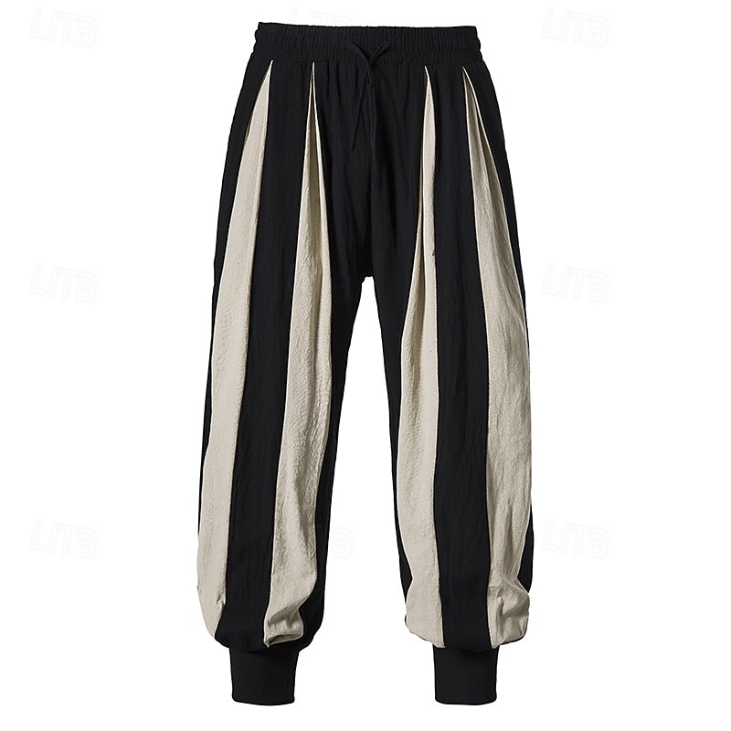 Retro Vintage Medieval Renaissance Pirate Pants Pirate Knight Ritter Viking Fancy Dress Men's Pirate Halloween Carnival Masquerade Carnival Performance Stage Adults Pants All Seasons2