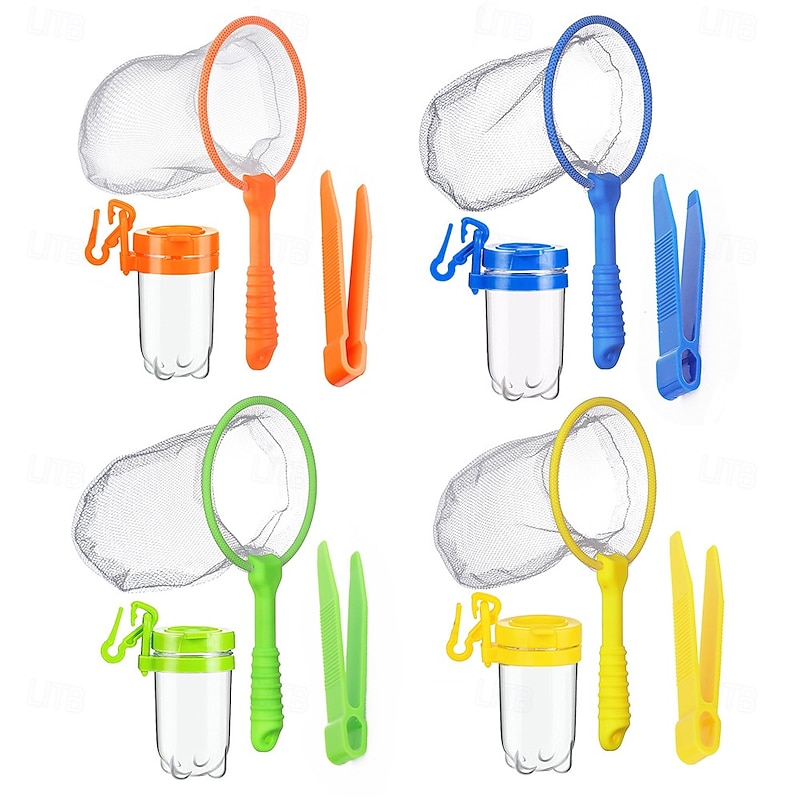 Children's Science Experiment Outdoor Exploration Tool Insect Trap Observation Bottle Tweezers Combination Children's Insect Trap Set