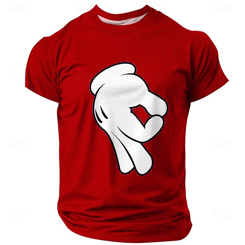 Men's Adult Humor T Shirt Short Sleeve T shirt 3D Print Crew Neck Shirt Fashion Daily Casual Street Casual Daily Black Red Blue Summer Spring All Seasons Clothing Apparel S M L XL XXL XXXL4