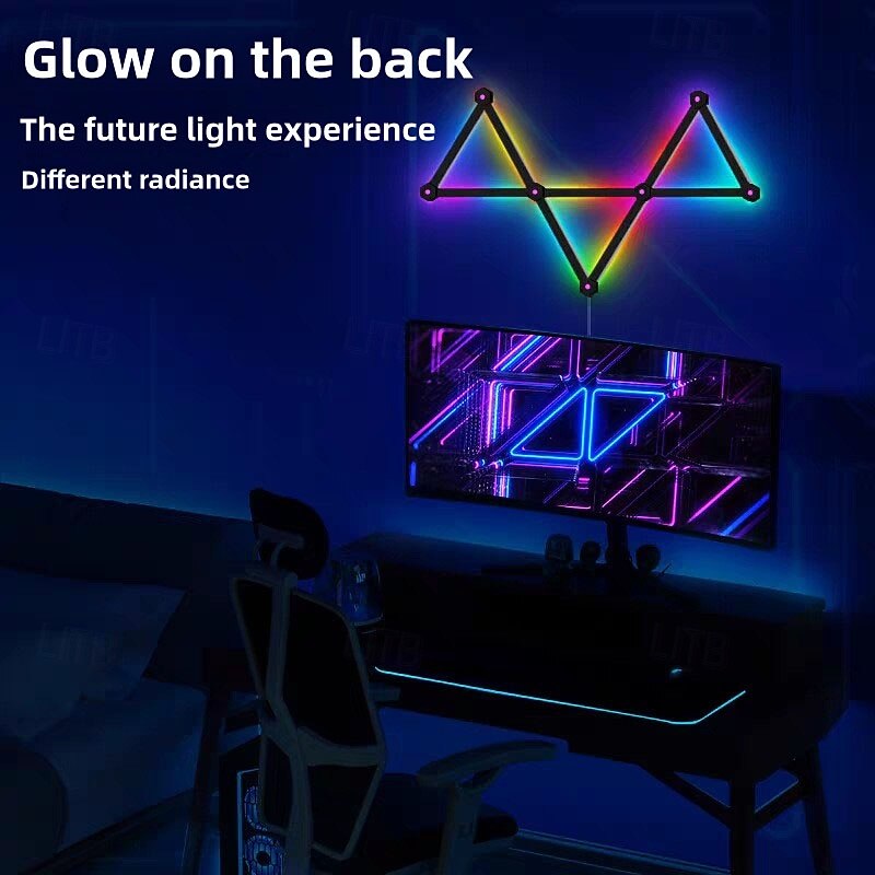 Indoor Creative Indoor Wall Lights Living Room Bedroom Acrylic Wall Light USB Powered2