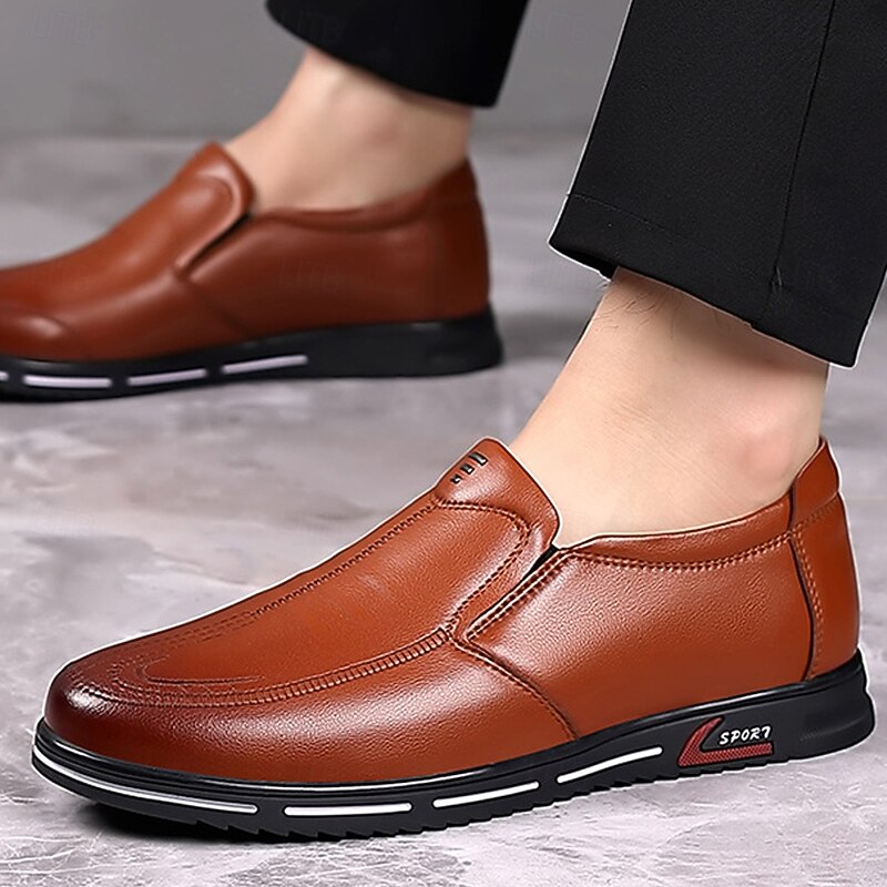 Men's Brown Slip-On Casual Shoes – Comfortable and Stylish Loafers for Everyday Wear and Casual Outings2