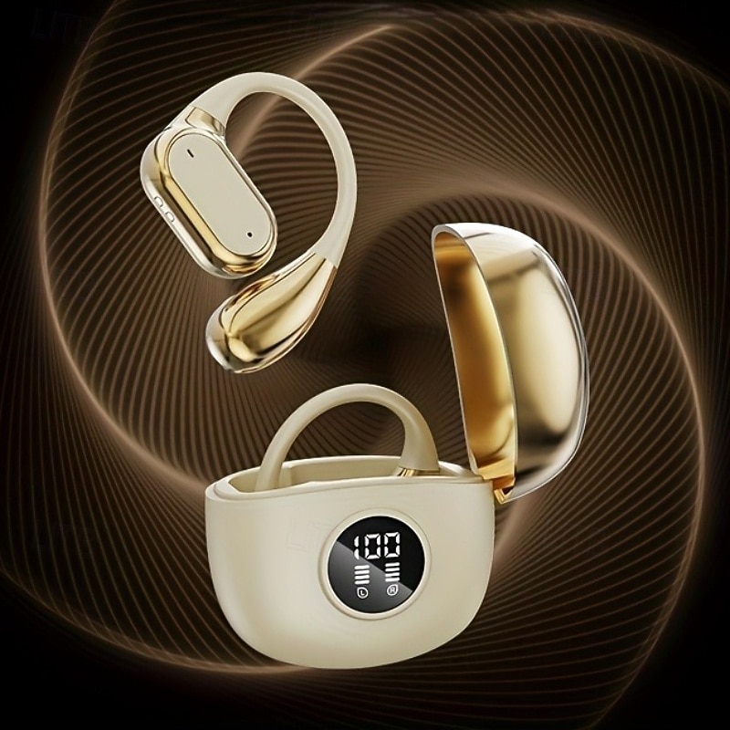 Q17 True Wireless Earbuds Bluetooth 5.3 Ear Hook TWS Headphones LED Display Long Battery Life for Travel & Cycling2