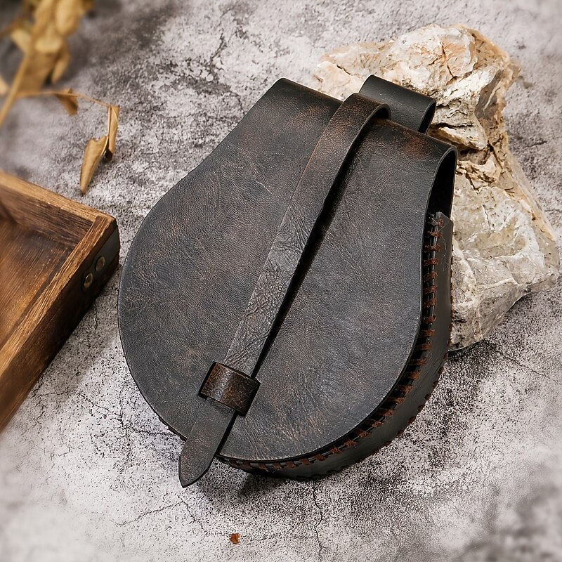 Retro Vintage Punk & Gothic Medieval Cosplay Costume Belt Pouch Dice Bag Celtic Knight Ranger Fancy Dress Men's Women's Celtic Viking Halloween Masquerade Performance Renaissance Fair LARP Adults' Bag3