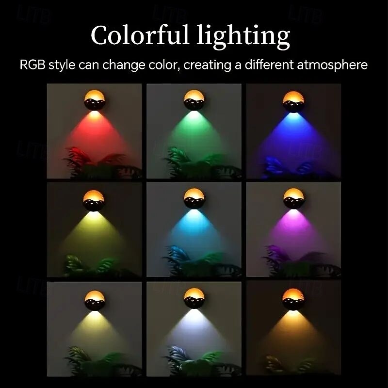 LED Motion Sensor Wall Light  Motion Sensing Night Light Rechargeable Night Light for Bedroom Corridor Staircase Cabinet Decoration Christmas Gift4