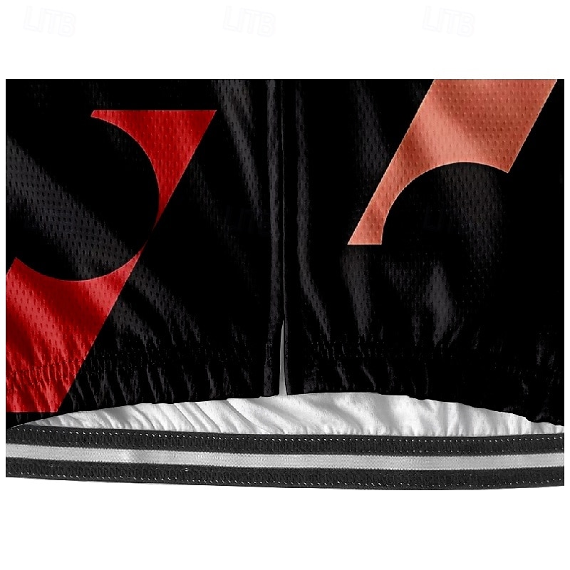 Men's Cycling Jersey Geometric Short Sleeve Bike Tee Tshirt Jersey with 3 Rear Pockets Mountain Bike MTB Quick Dry Anatomic Design Wicking Breathable Sports Red Blue Purple Clothing Apparel4