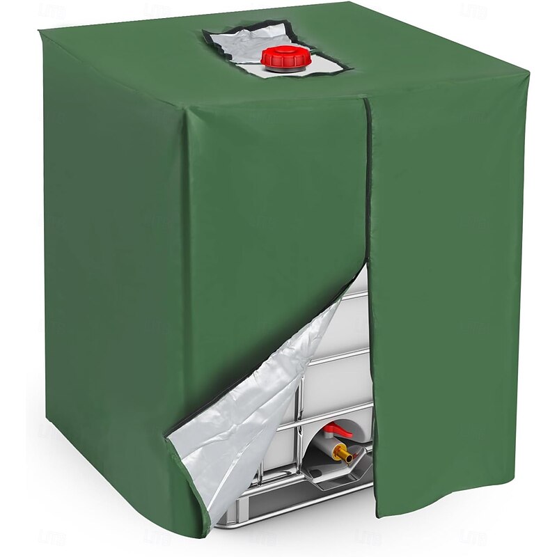 IBC Tote Cover for 1000l 275 Gallon Tote Cover Sunshade Water Proof Protective Hood 1000l, 210D/420D Waterproof Water Tank Cover Protective Cover