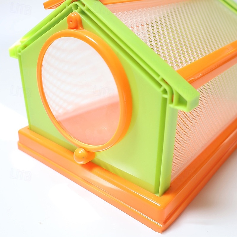 Children's Outdoor Exploration Science and Education Puzzle Toy 5-piece Set DIY Insect Cage Insect Clip Magnifying Glass4