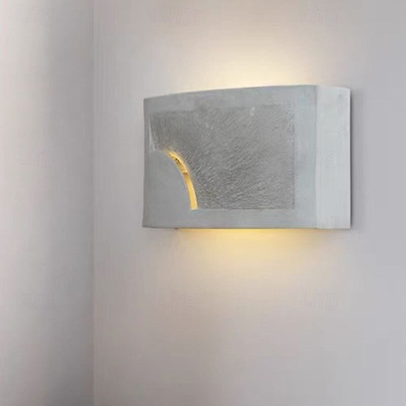 1-Light LED Indoor Wall Lights Cement Nordic Style Flush Mount Wall Lights Modern Simple Living Room Shops / Cafes Wall Light 110-120V 220-240V3