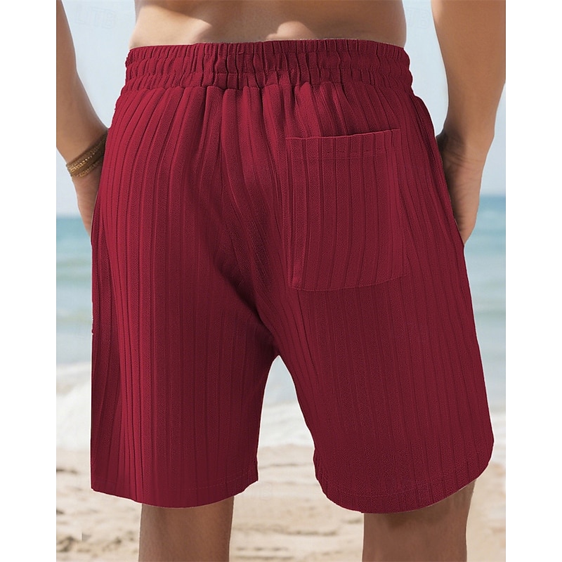 Men's Athletic Shorts Sweat Shorts Shorts Summer Shorts Pocket Drawstring Elastic Waist Plain Comfort Breathable Short Outdoor Sports Classic Casual Black White4