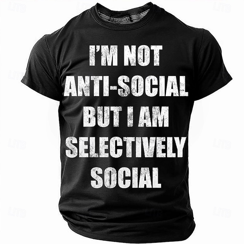 Men's Offensive Sarcasm T Shirt Short Sleeve T shirt 3D Print Crew Neck Shirt Fashion Daily Casual Street Casual Daily Black Red Blue Summer Spring All Seasons Clothing Apparel S M L XL XXL XXXL2